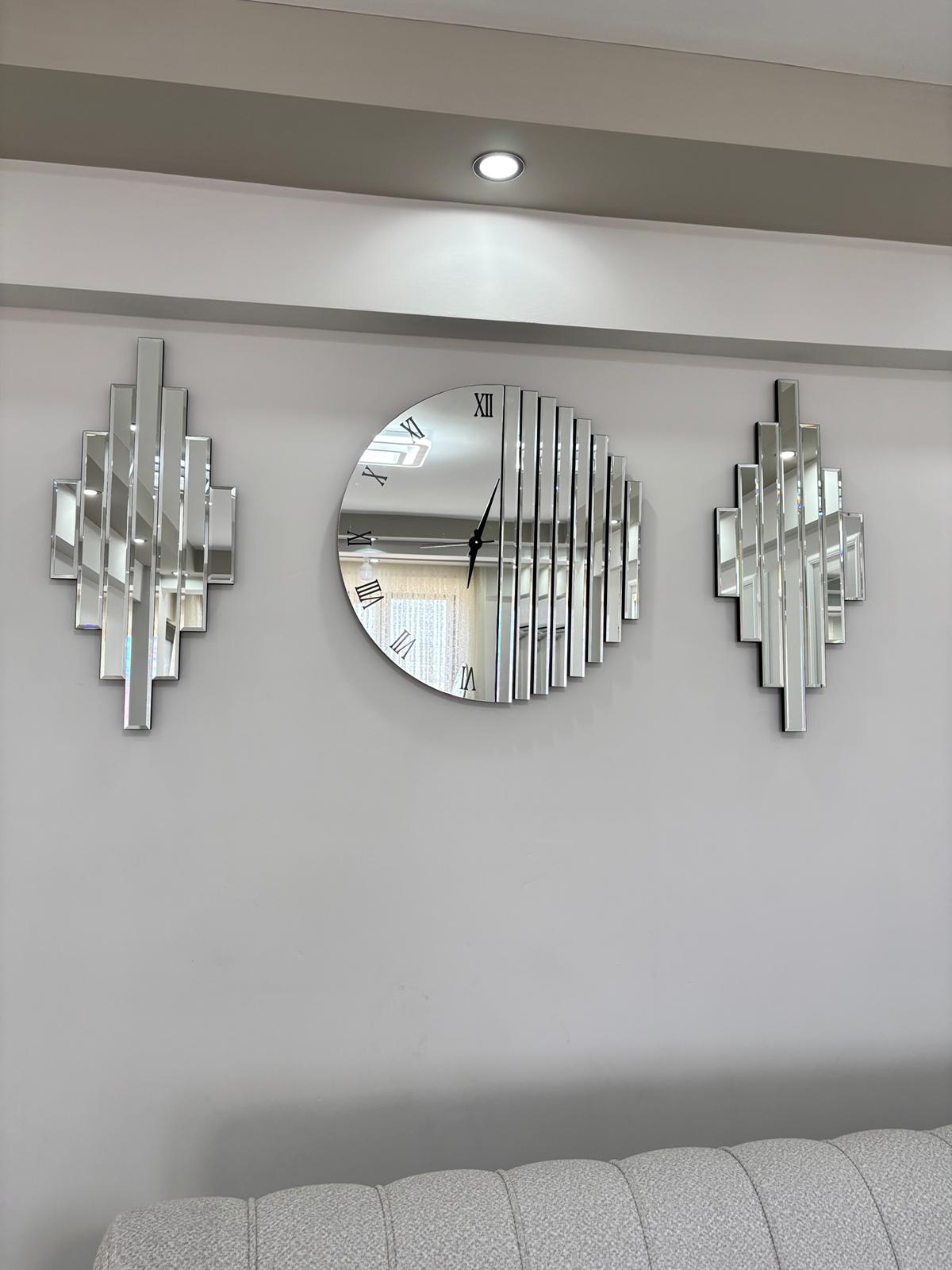 AY SAAT GÜMÜŞ LÜKS SET - Görsel 2